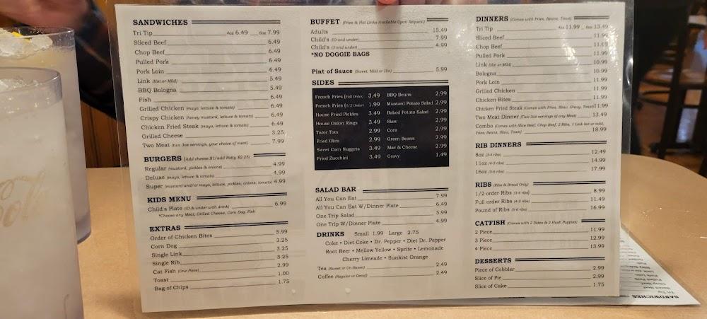 MyPlace Bar-B-Q Menu image 2